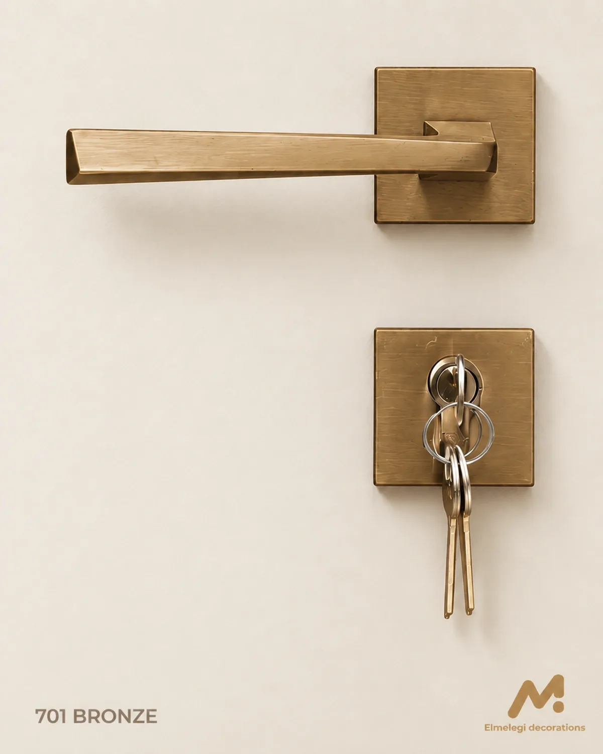 Door handles 701 BRONZE