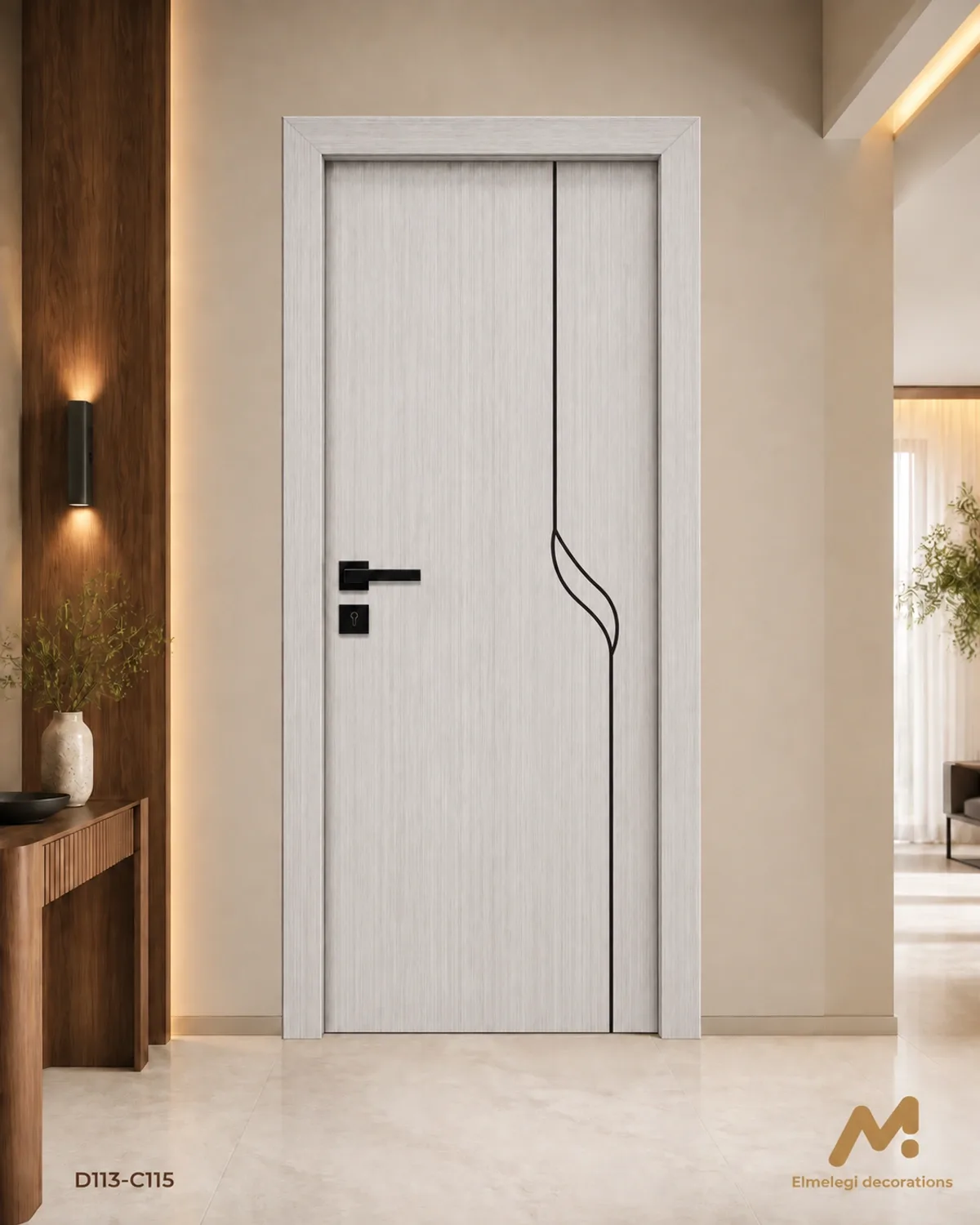 D113-C115: تشطيب رمادي فاتح