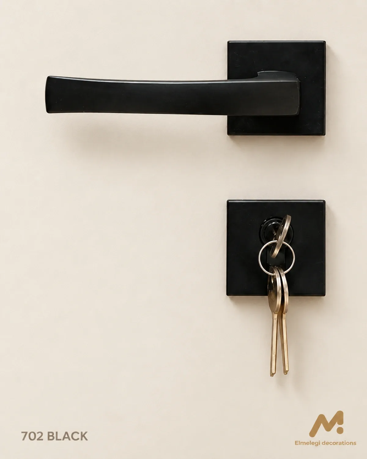 Door handles 702 BLACK