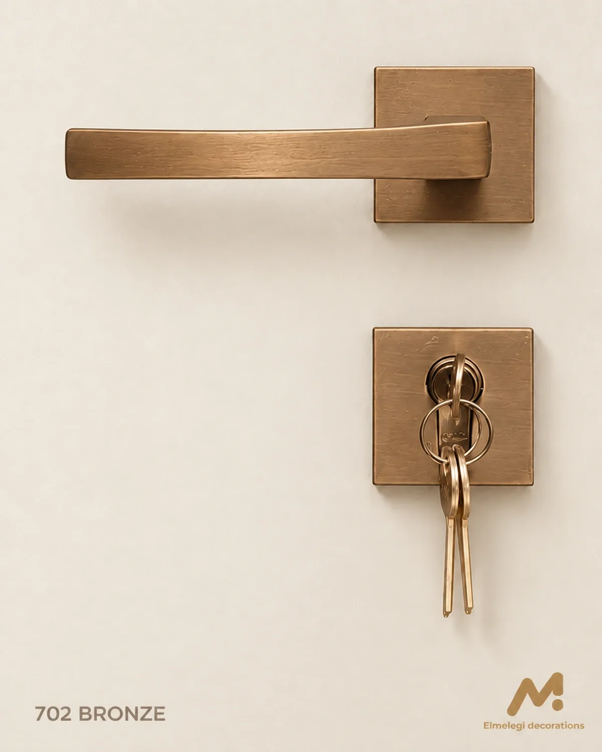 Door handles 702 BRONZE